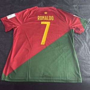 Portugal 🇵🇹 #7 Cristiano Ronaldo 2022 FIFA World Cup Home Nike Jersey